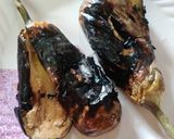 A picture of step 2 of ROASTED EGGPLANT MASH (no tomato 🍅)...