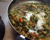 A picture of step 7 of French beens with peanuts crushed bhaji.