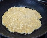 A picture of step 2 of Oat omelette for kids lunch.