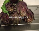 Foto del passaggio 1 della ricetta Risotto con carciofi km zero e salsiccia 👩‍🍳❤️