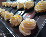 A picture of step 3 of Vanilla Cupcakes with Cream Cheese and Butter Frosting 🧁.