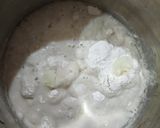 A picture of step 1 of Dal pitha.