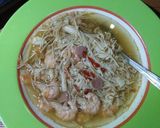 Foto langkah ke 4 dari resep 1178. Mie Udang Kuah Enoki.