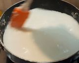A picture of step 1 of Stuffed mango malai kulfi.