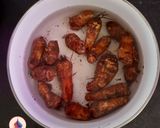 A picture of step 1 of Dry taro sabzi (Arbi k gutkhe).