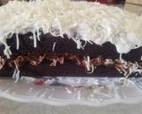 Foto langkah ke 8 dari resep Brownies Kukus Ketan Hitam Topping Keju_Gluten Free.