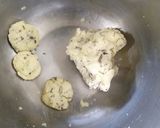 A picture of step 1 of Methi mathri.