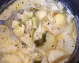 A picture of step 5 of Potato and Leek Soup.