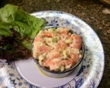 Foto del paso 14 de la receta: Cocina para enamorar: Causa limeña con camarones y palta (fácil pero laborioso)