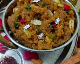 मूंग दाल बादाम का हलवा (Moong Dal badam ka halwa recipe in hindi) रेसिपी चरण 5 फोटो