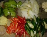 Foto langkah ke 2 dari resep Udang + tahu pedes manis.