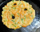 A picture of step 2 of Akki Roti.