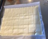 A picture of step 1 of Savory Puff Pastry Bites with Prosciutto and Prunes.