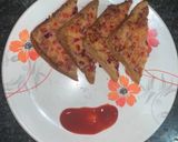 ब्रेड पिज़्ज़ा (bread pizza recipe in Hindi) रेसिपी चरण 4 फोटो