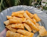 A picture of step 5 of Peri Peri Kurkuri.
