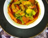চিংড়ি মাছের ভেজিটেবল কারি রেসিপির ধাপ 6 ছবি