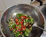 Foto langkah ke 4 dari resep Tumis Buncis Tempe Cabe Hijau.