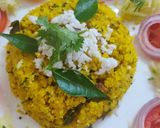 A picture of step 4 of Vatli Dal - Ground Lentil stir fry.