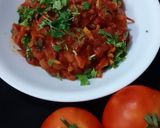 A picture of step 5 of Tomato Thokku.