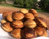A picture of step 8 of Mini Pancakes (Ebleskiver).