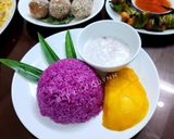 Hình bước làm 4 của món Xôi xoài Thái Lan