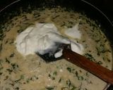 A picture of step 9 of Methi malai matar.