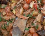 A picture of step 15 of My Italian Blend, Beef & Veg & Pasta Bows. 😁.
