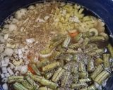 A picture of step 5 of Turkey soup with noodles (Leftover Thanksgiving Turkey).