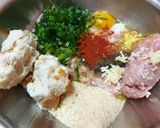 Pas rețetă Ruladă de carne tocată umplută cu piure 1 fotografie