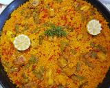 Foto del paso 5 de la receta Paella de conejo y pollo