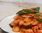 Foto langkah ke 4 dari resep Udang Goreng Balado.