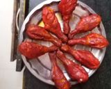 A picture of step 3 of Kadai Chicken.
