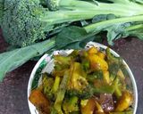 A picture of step 3 of Broccoli aloo.