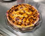 Une image de l'étape 14 de Flan sans pâte aux groseilles noires et abricots.