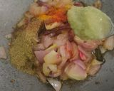 A picture of step 2 of Matar Ki Ghugni/ Bihari Style Matar Ka Sukha Ghugni.