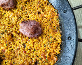 Foto del paso 7 de la receta: Arroz con pelota y caldo de cocido en paella