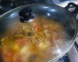 A picture of step 2 of 3 spices mutton qeema alu.