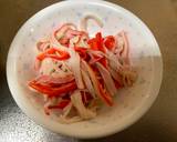 Onion and Crab Sticks Salad
