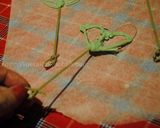 A picture of step 6 of Chocolate lace lollipops.