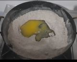 A picture of step 2 of Navratri kuttu burfi.