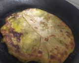 A picture of step 9 of Whole wheat flour stuff paratha.