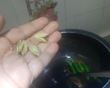 A picture of step 1 of Ghee rice.