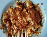 Foto langkah ke 2 dari resep Sate Jamur Bumbu Kacang.