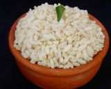 A picture of step 8 of Karela vadi matta/ red rice.