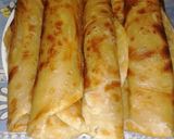 A picture of step 4 of Layered chapati with kamande (one tree.