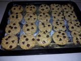 Galletas de avena y chips de chocolate