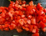 Une image de l'étape 12 de Soupe de lentilles aux tomates, poivrons et bouillon de gambas.