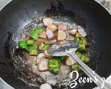 A picture of step 3 of Bhindi 65.
