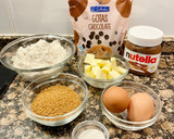 Foto del paso 1 de la receta: Pastel “Cookies” relleno con Nutella. (“Cookies cake” filled with Nutella)