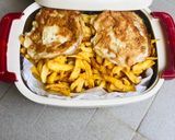 A picture of step 1 of Chips / fries & egg🥔🥚🍳.